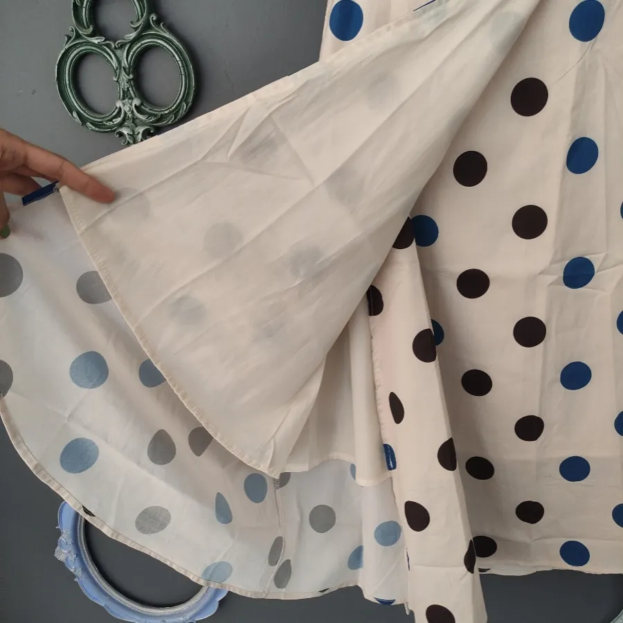 دامن ساتن خال خالی FAN