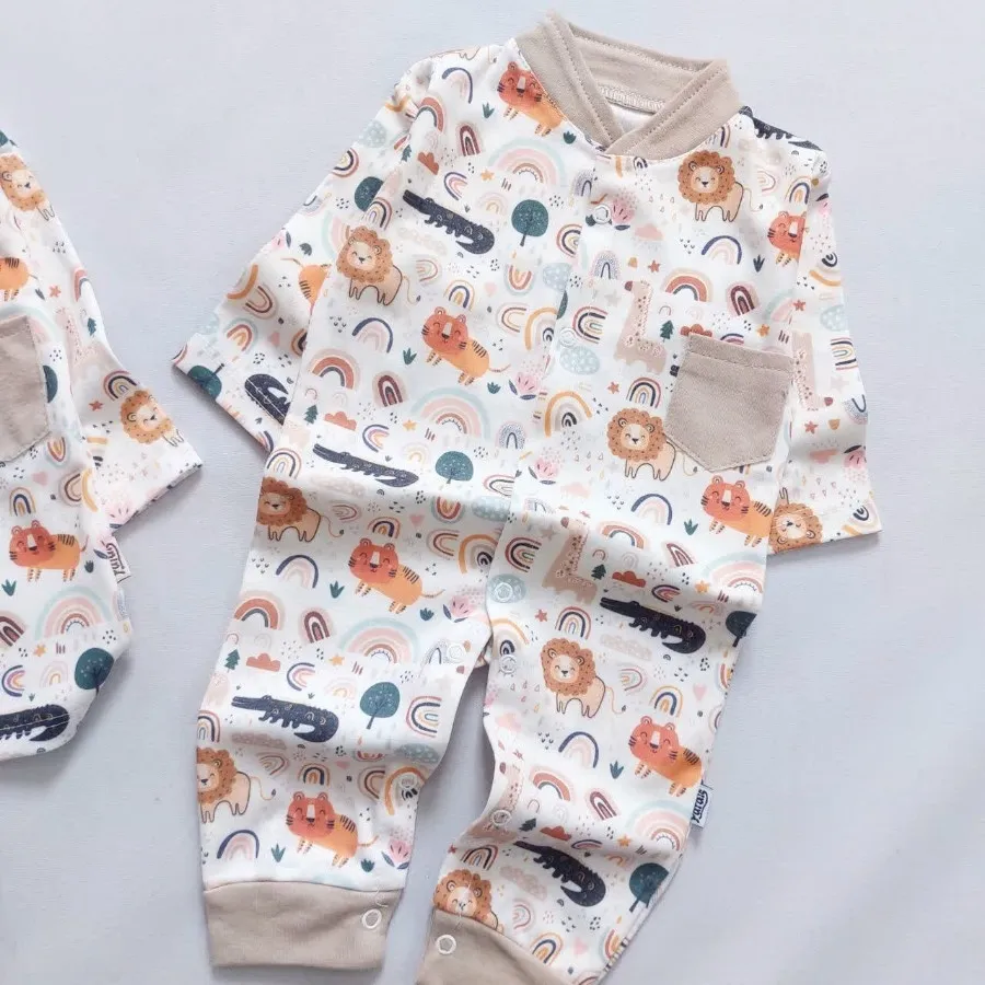 بلوز شلوار و سرهمی کرم حی