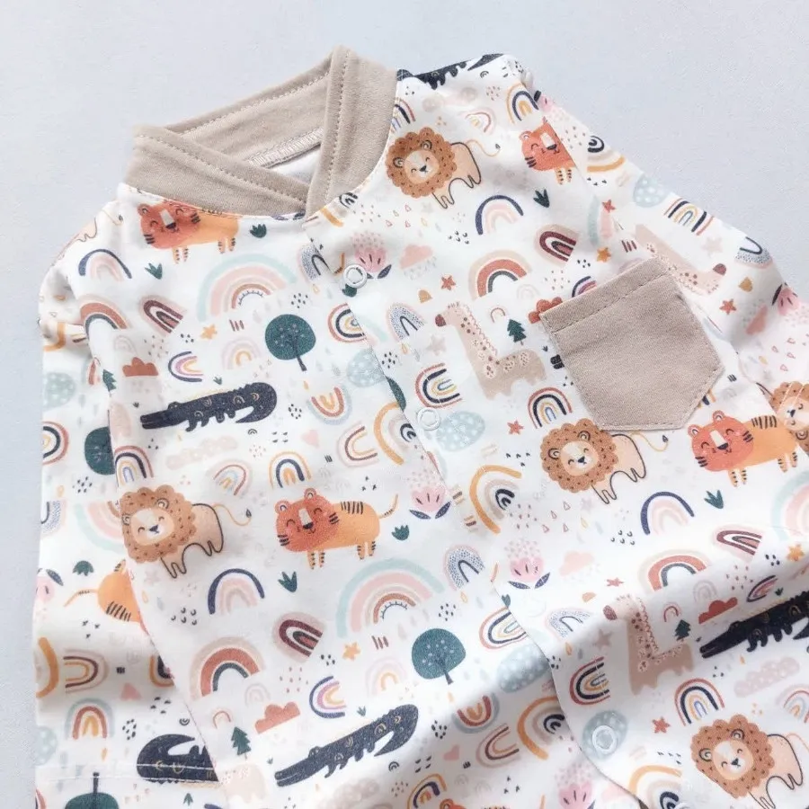 بلوز شلوار و سرهمی کرم حی