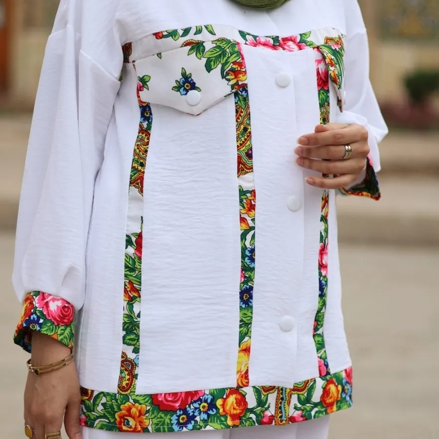 ست شومیز شلوار نخی