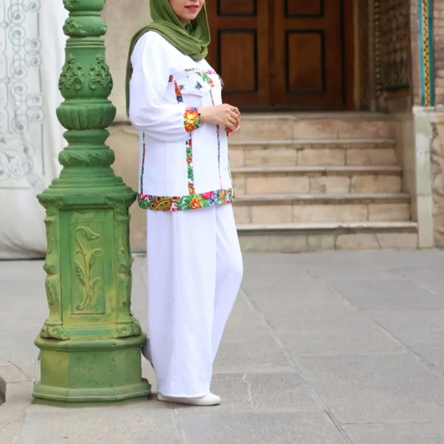 ست شومیز شلوار نخی