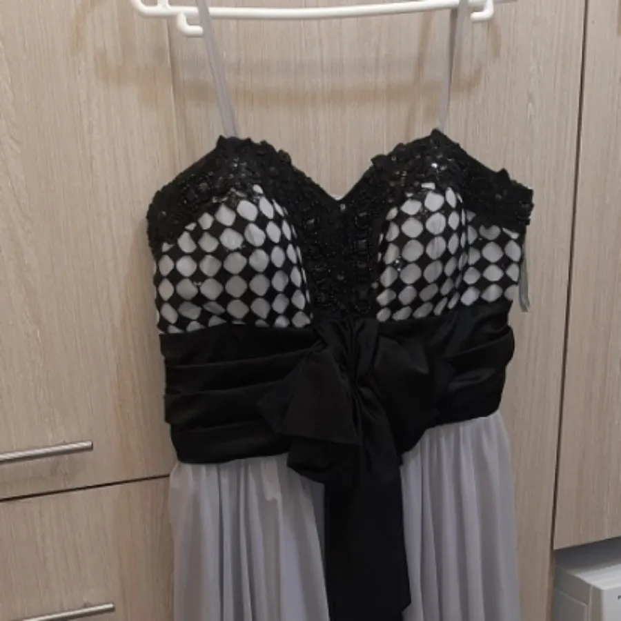 لباس مجلسی دامن بلند حریر