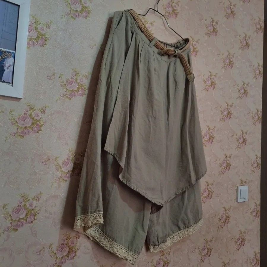 دامن شلوار کتان