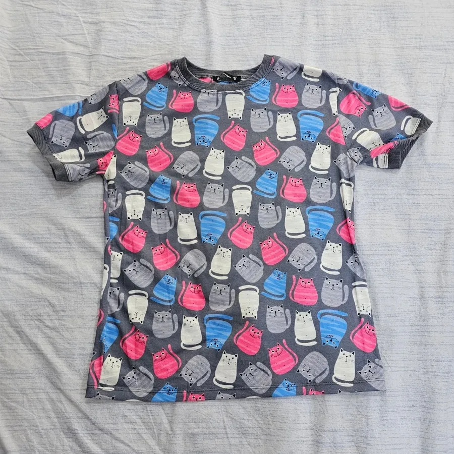 تیشرت و شلوارک طرح گربه