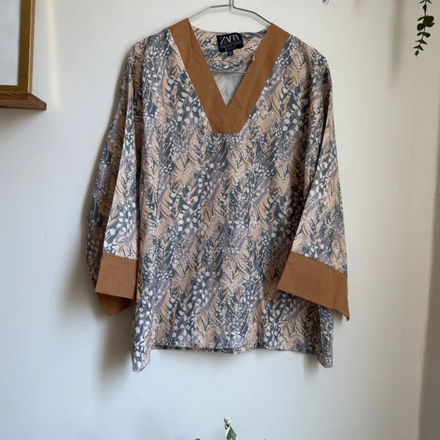 شومیز باکسی لینن