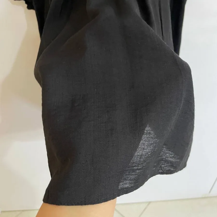 پیراهن نسبتا بلند گلدوزی