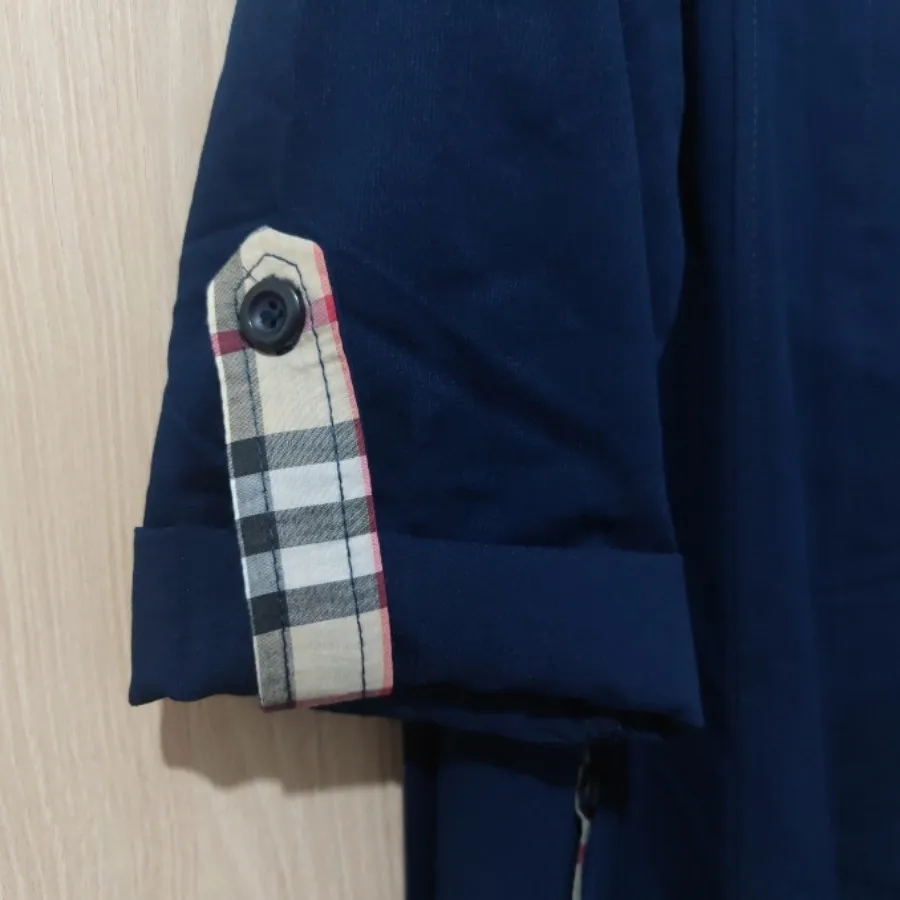 مانتو سورمه‌ای سایز بزرگ