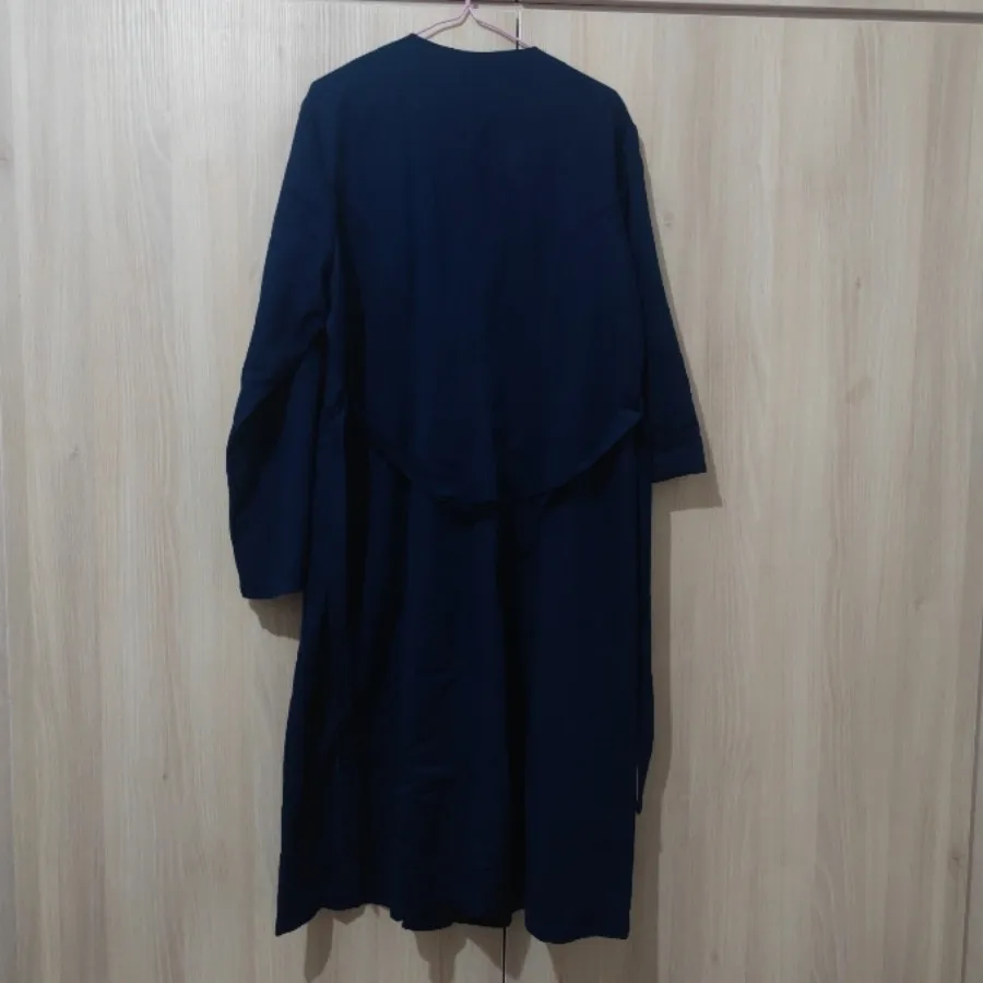 مانتو سورمه‌ای سایز بزرگ