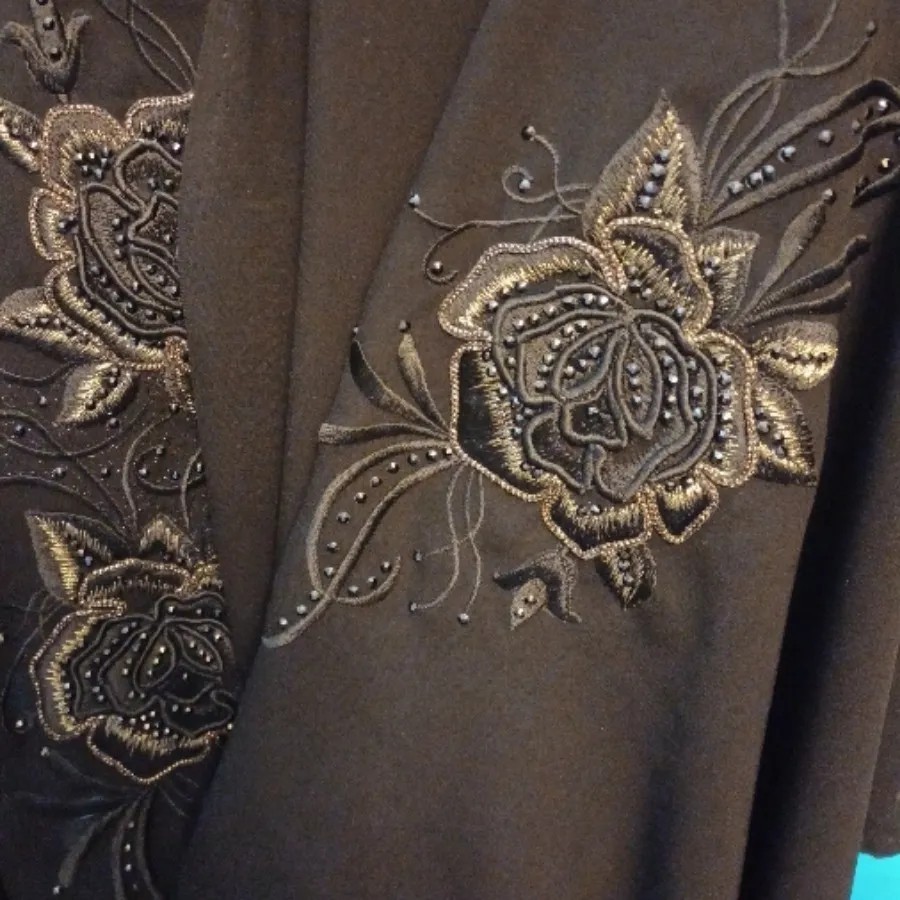 چادرمشکی گلدوزی مجلسی