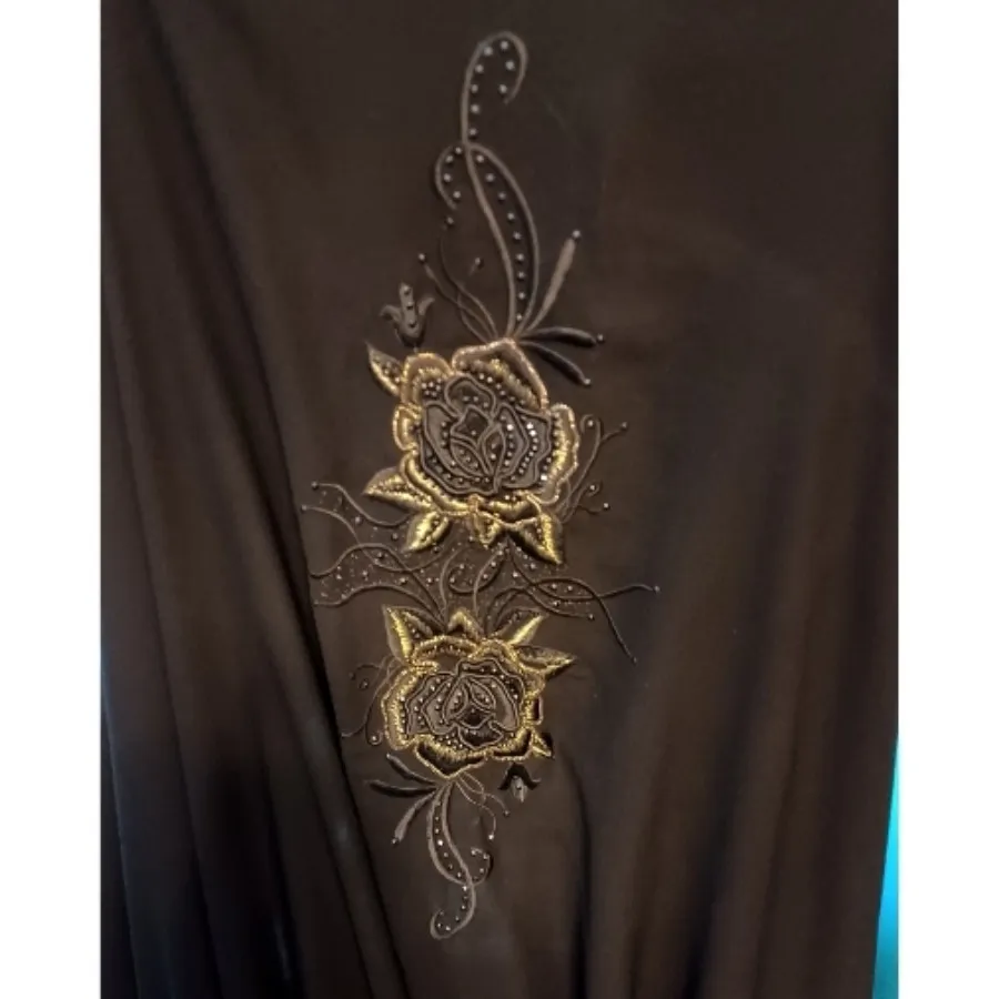 چادرمشکی گلدوزی مجلسی