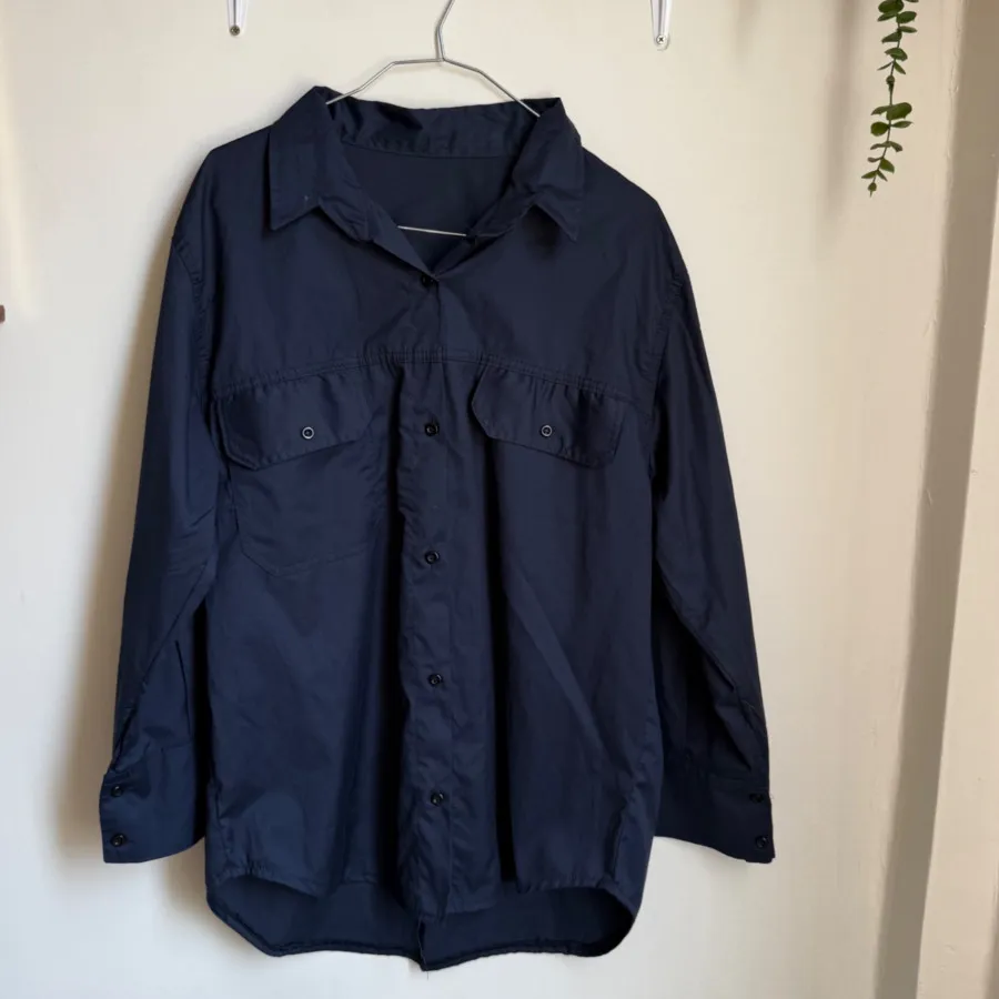 شومیز بیسیک سورمه ای