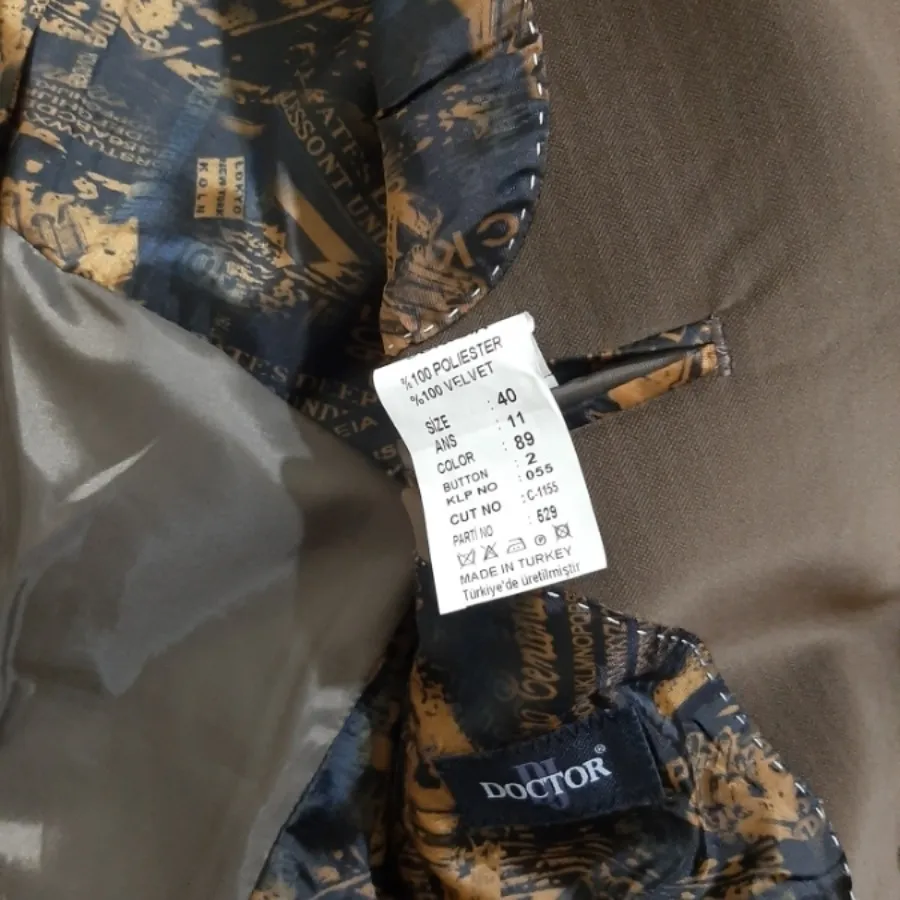 کت ترکیه ای نو سایز 40