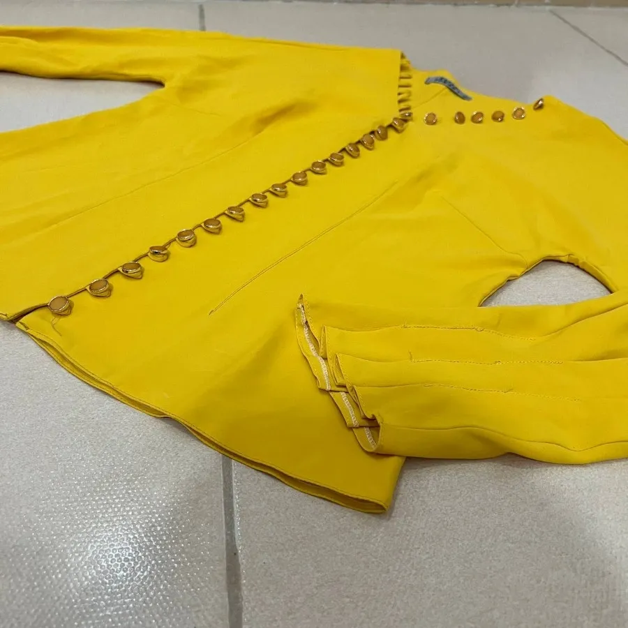 شومیز خردلی