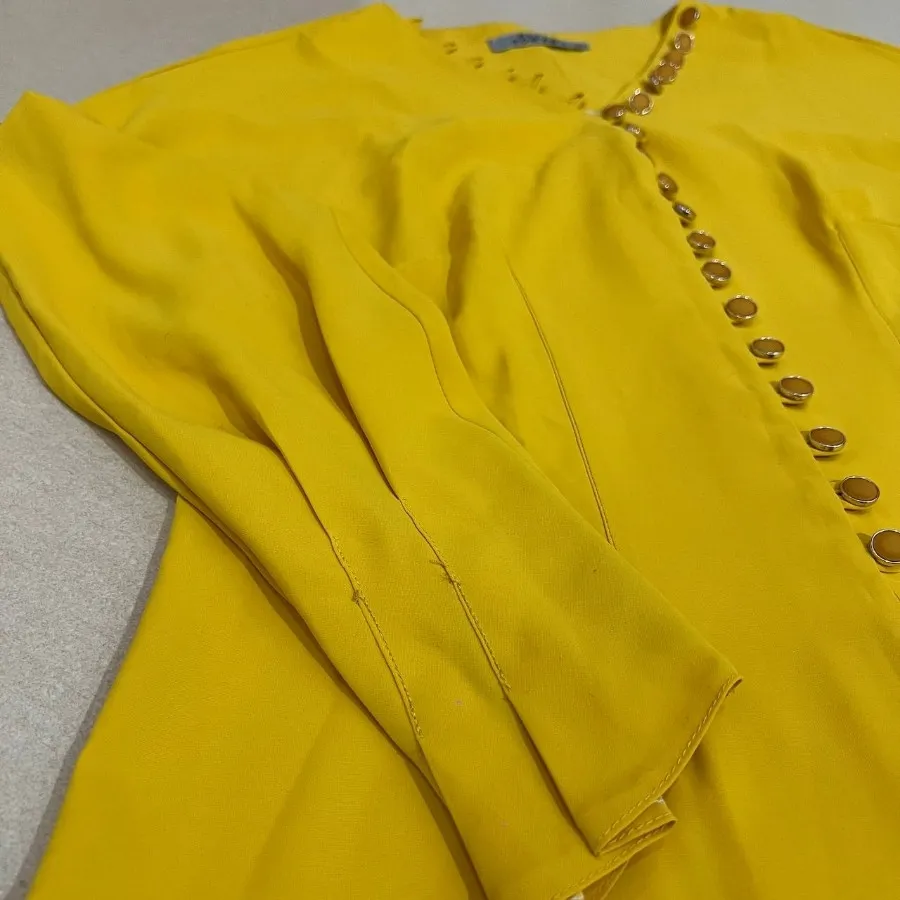 شومیز خردلی