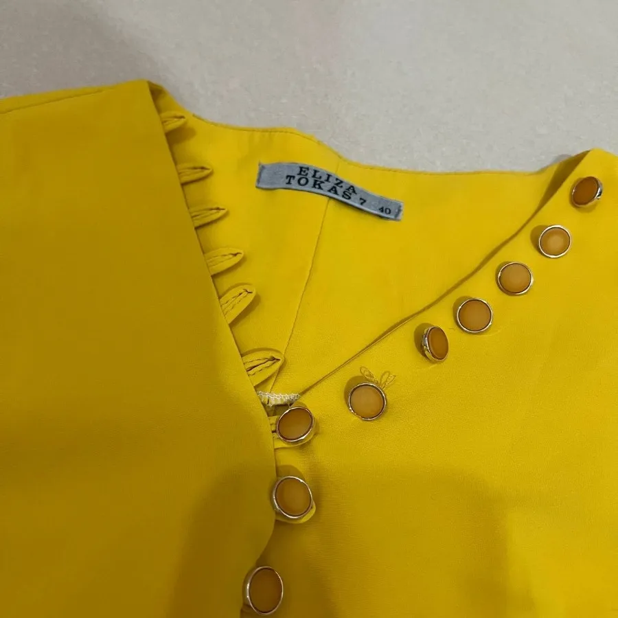 شومیز خردلی