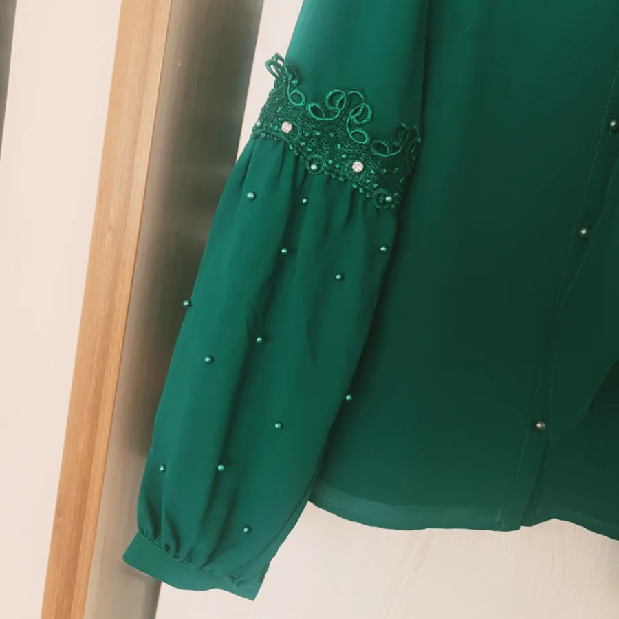 شومیز سبز سیدی