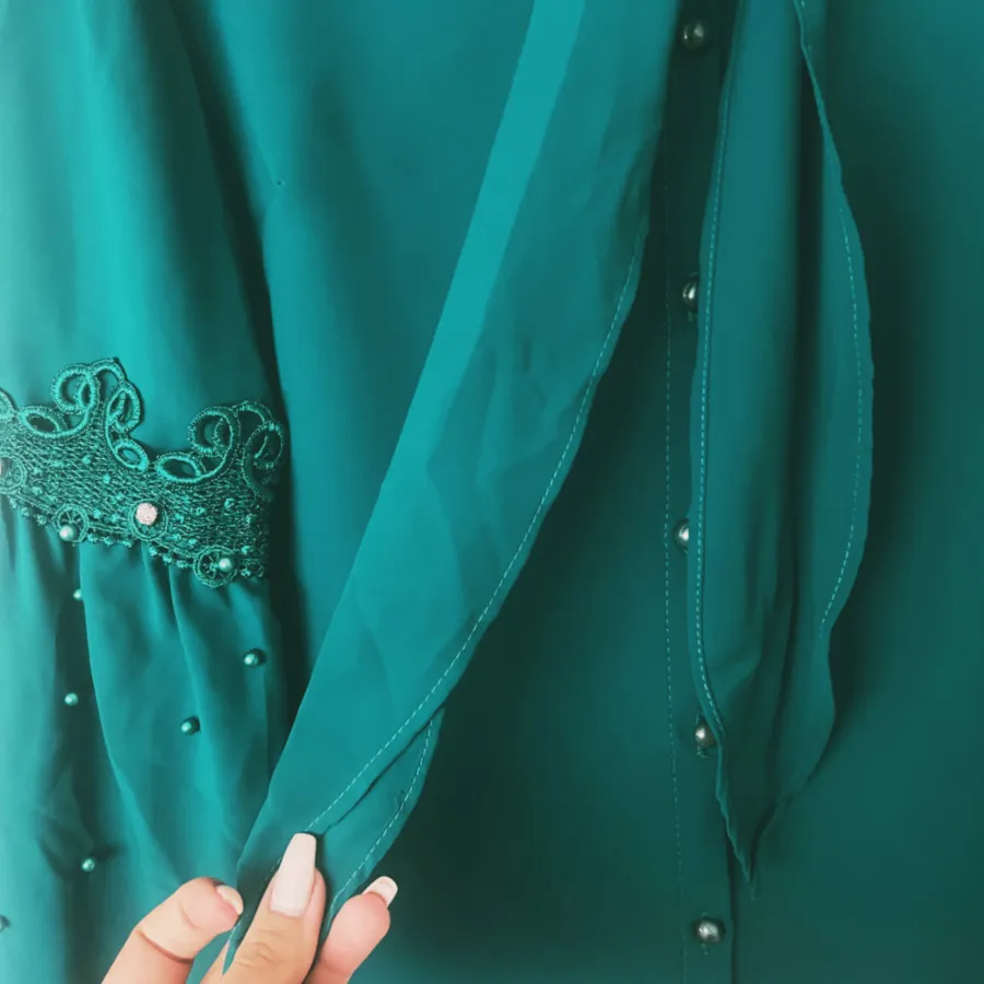 شومیز سبز سیدی