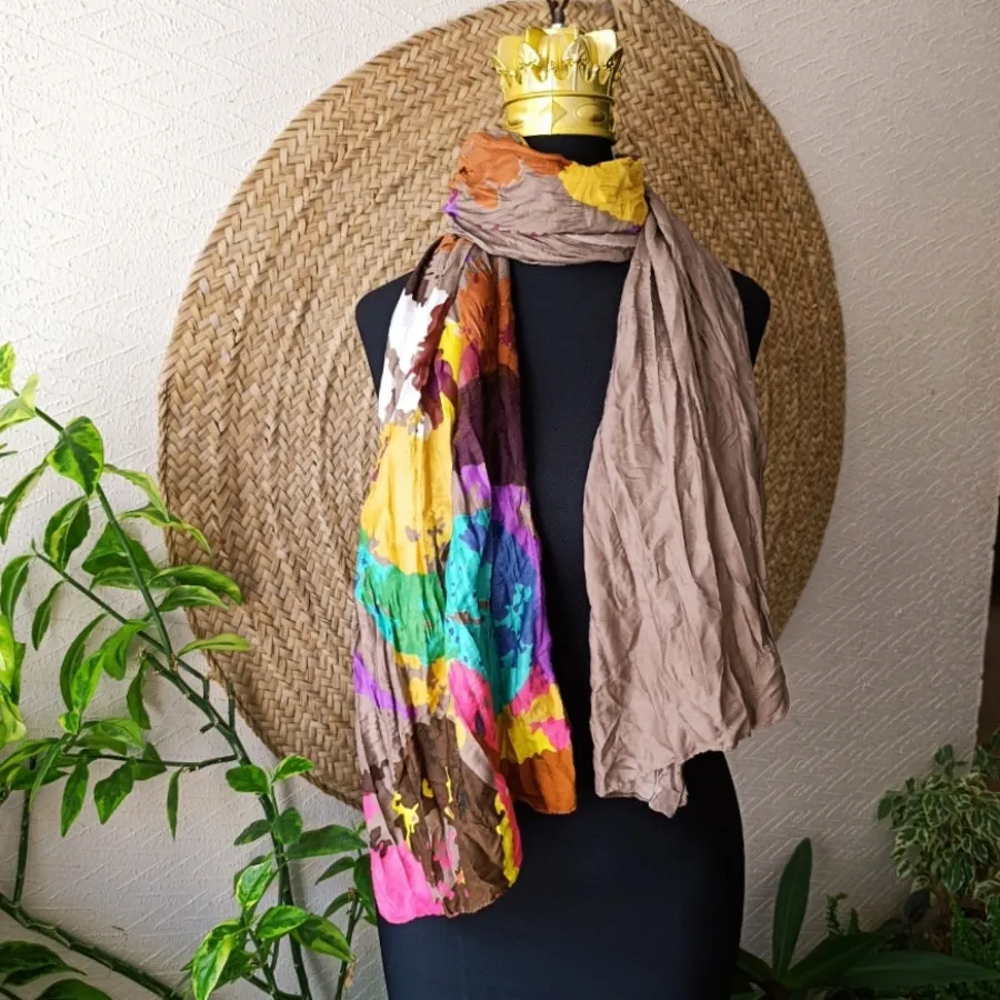 شال زیبا آبرنگی