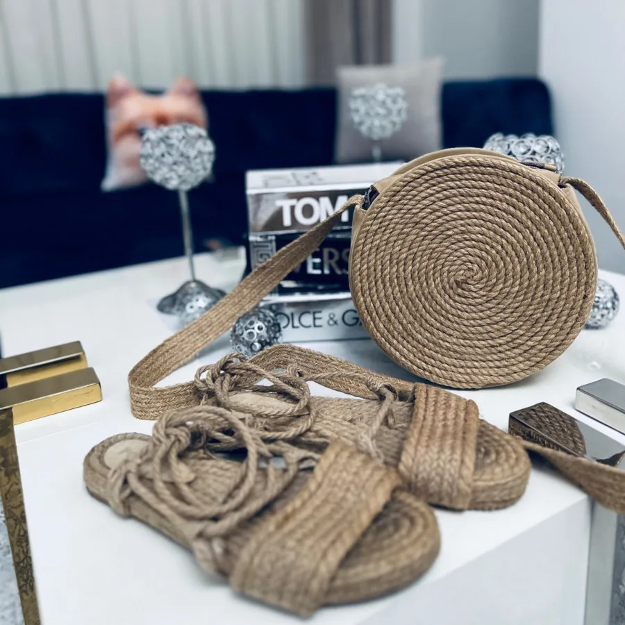 کیف و صندل مکرومه مزونی