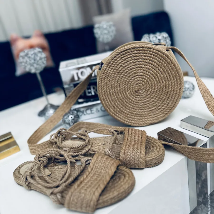 کیف و صندل مکرومه مزونی