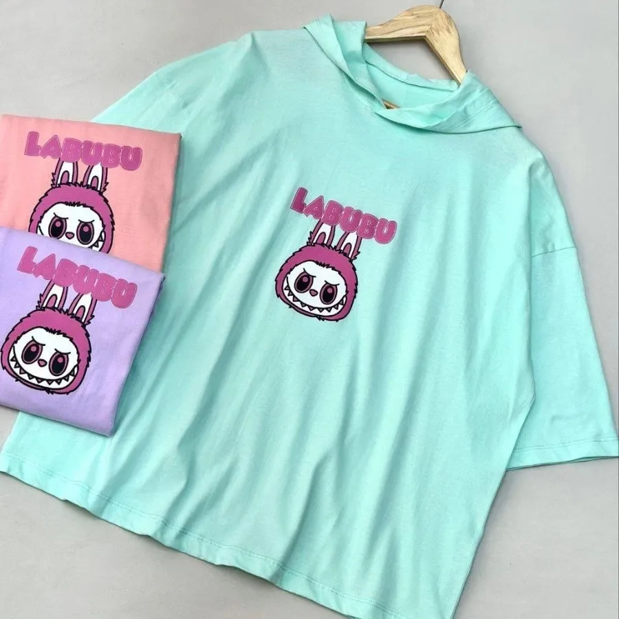 تیشرت کلاهدار لبولبو