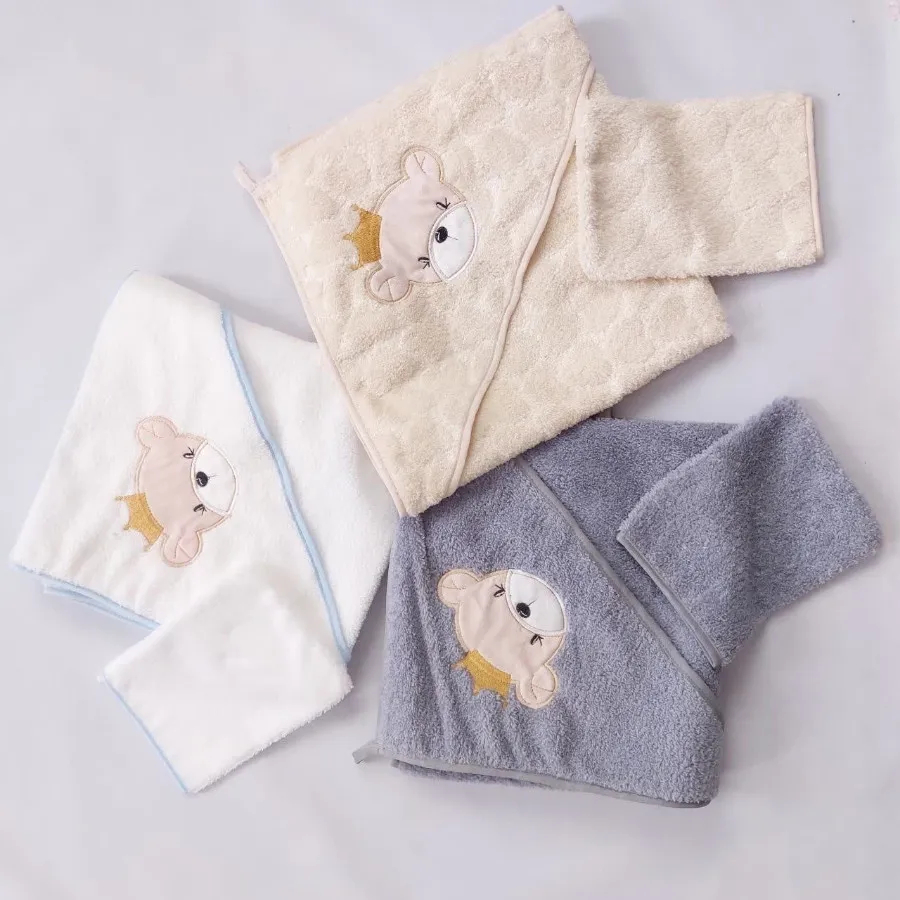 ست حوله و لیف خرس تاجدار