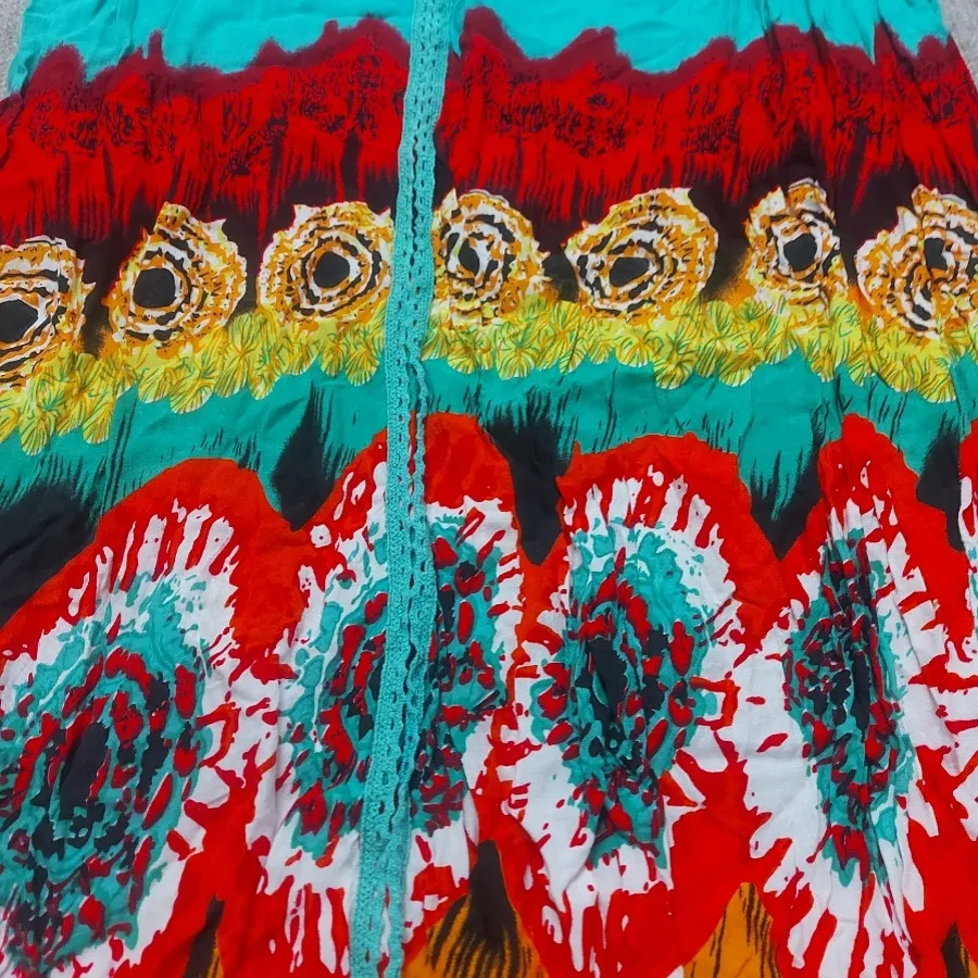 پیراهن نخی ساحلی