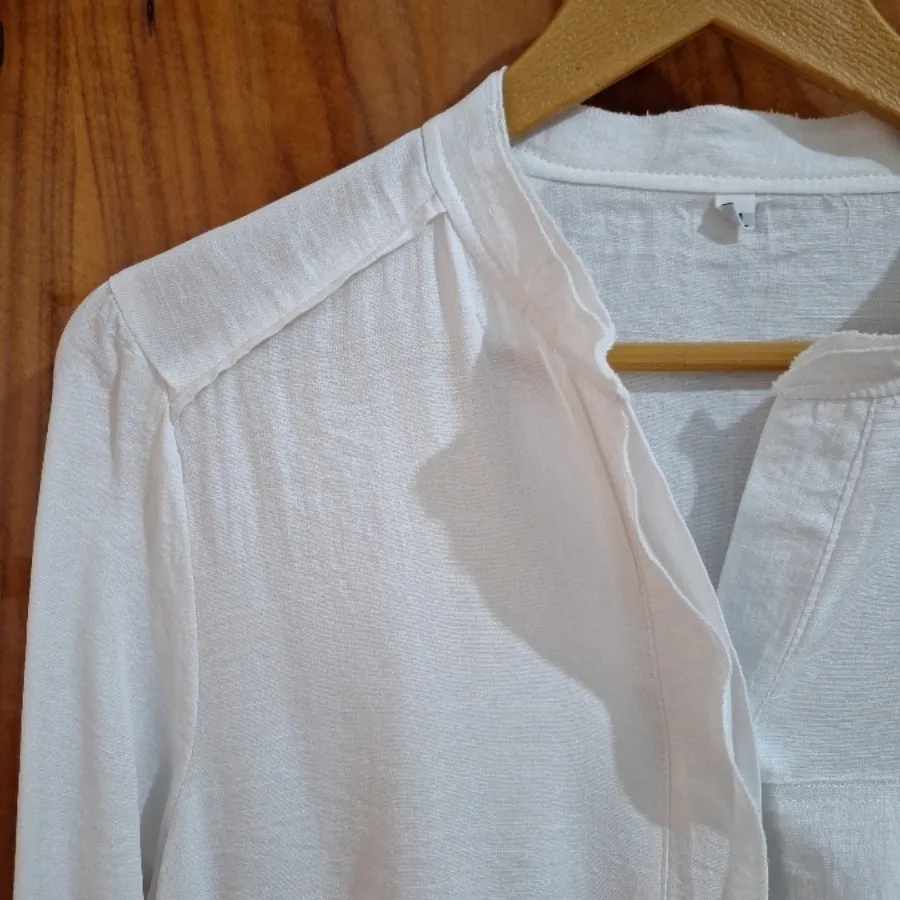 شومیز لینن سفید