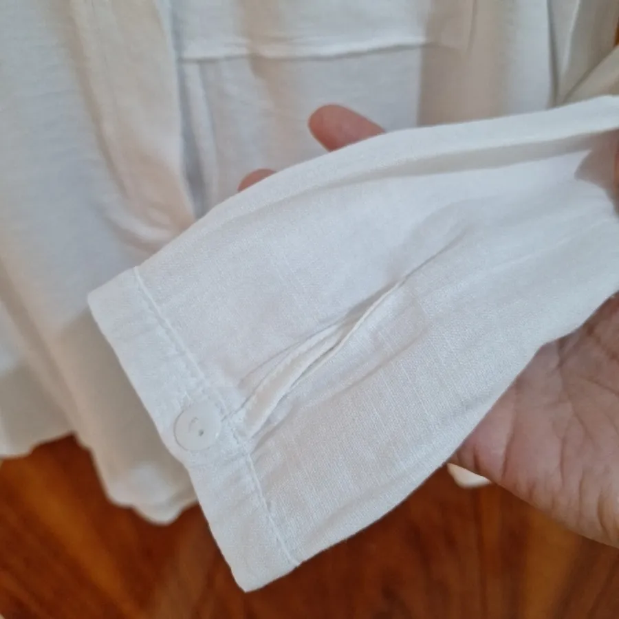 شومیز لینن سفید