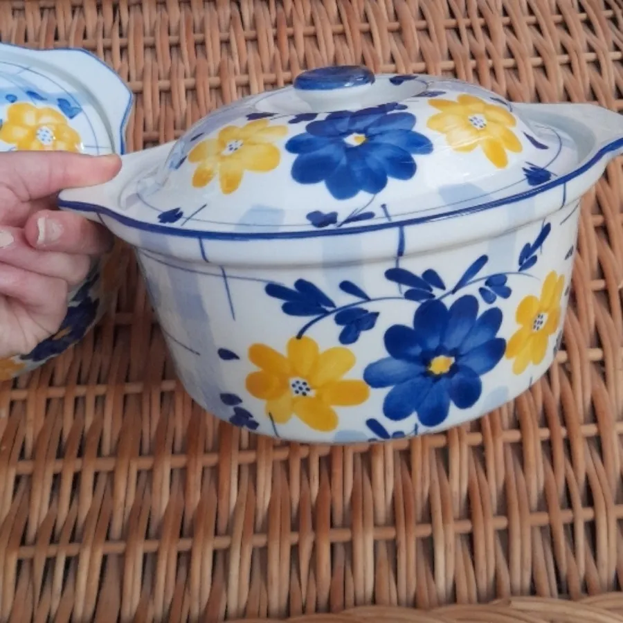 قابلمه چینی گل پنبه ایی