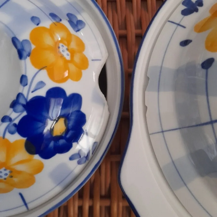 قابلمه چینی گل پنبه ایی