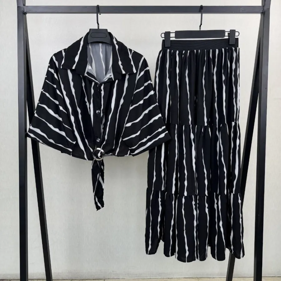 شومیز و دامن ست