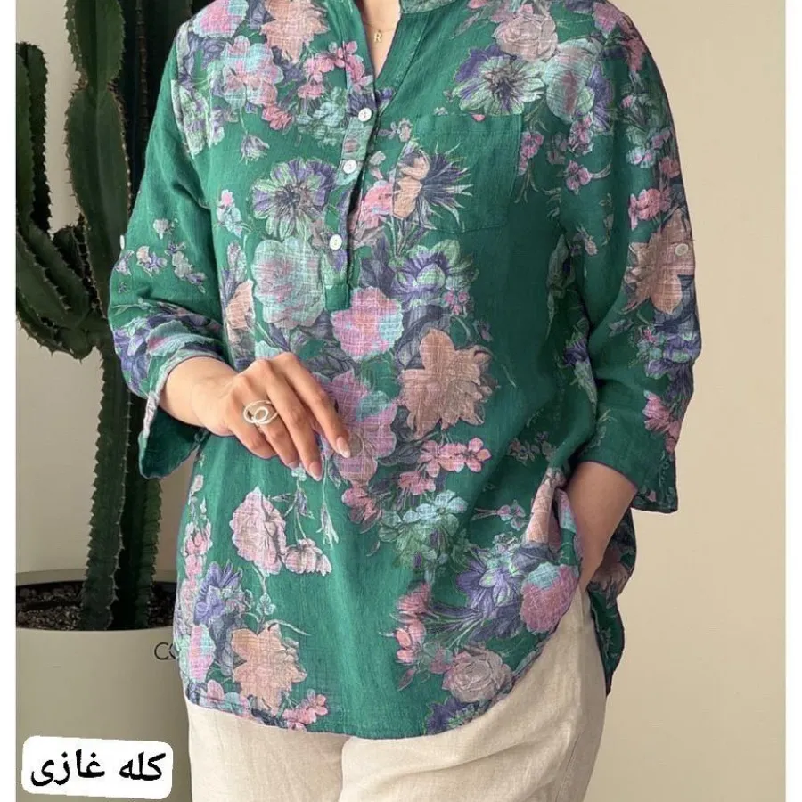 شومیز زنانه طرحدار خنک