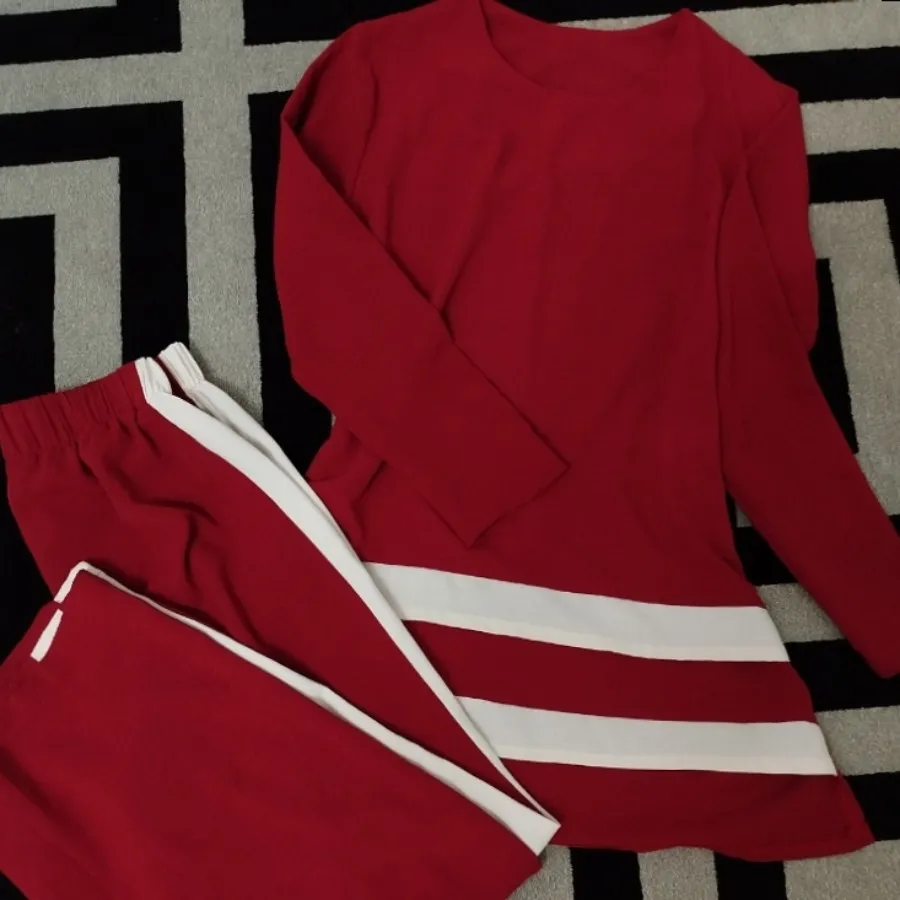 ست تونیک شلوار ابر و بادی