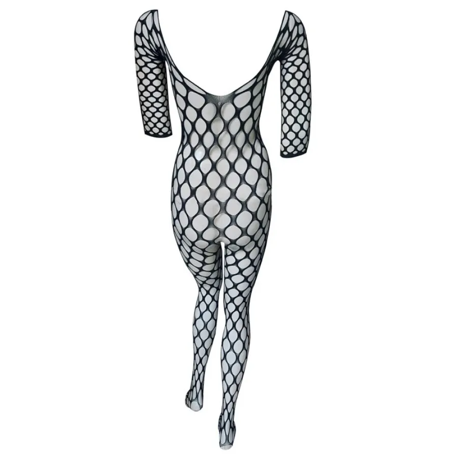 بادی سرهمی مشکی فاق باز