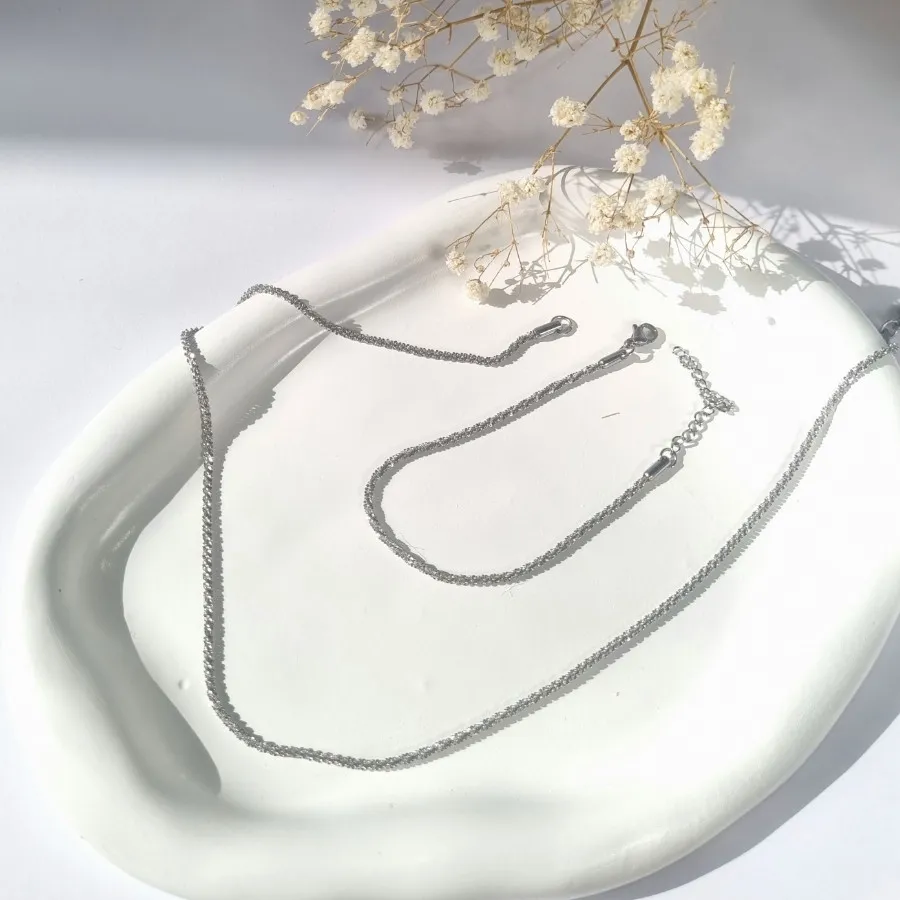 ست زنجیر و دستبند خاویاری