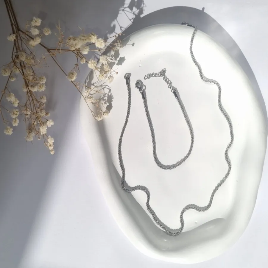 ست زنجیر و دستبند خاویاری