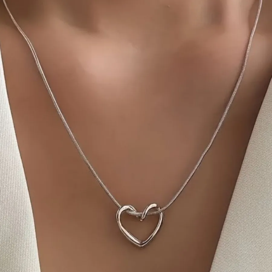 پلاک زنجیر قلب دفرمه