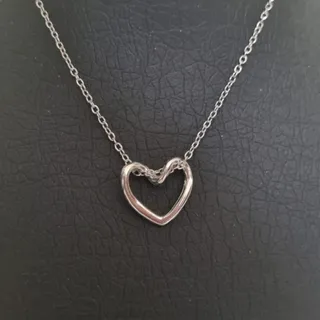 پلاک زنجیر قلب دفرمه