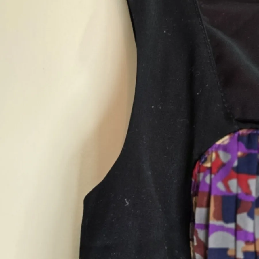 پیراهن کتان حریر تگ دار