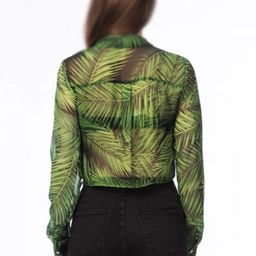 شومیز کراپ هاوایی کوتون