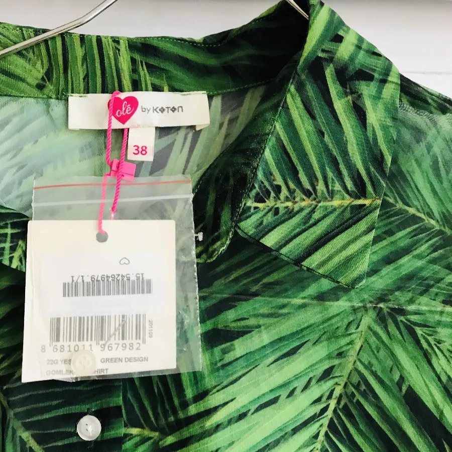 شومیز کراپ هاوایی کوتون