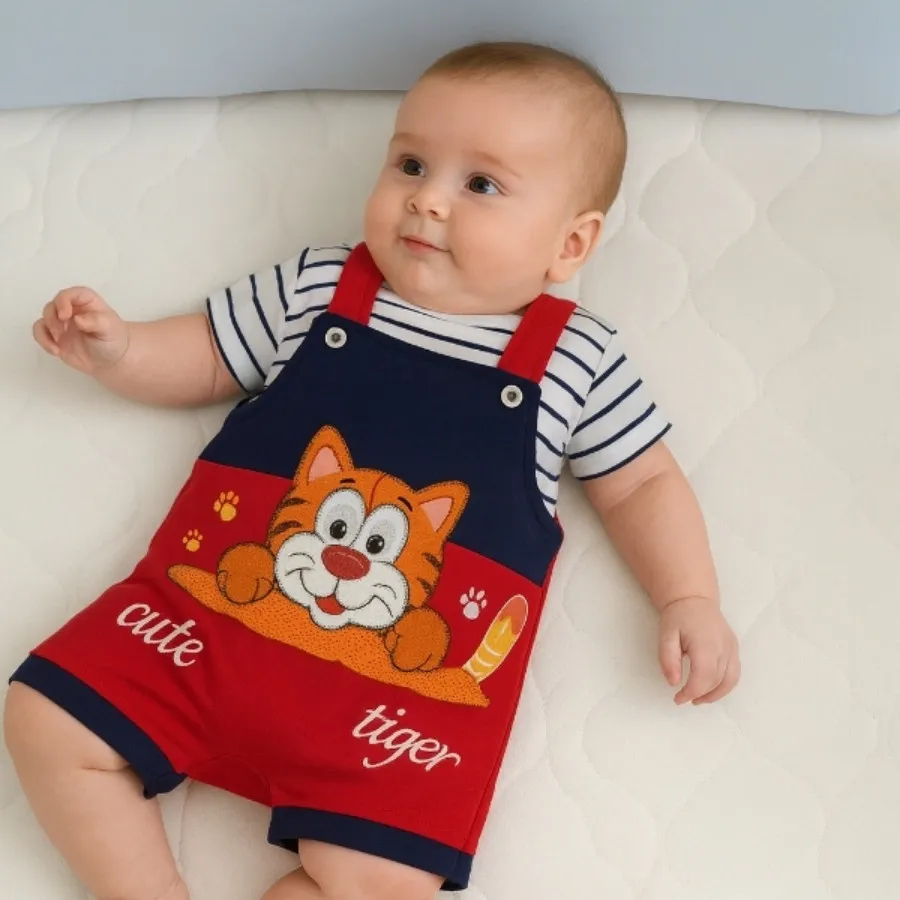 ست سرهمی و تیشرت نوزادی