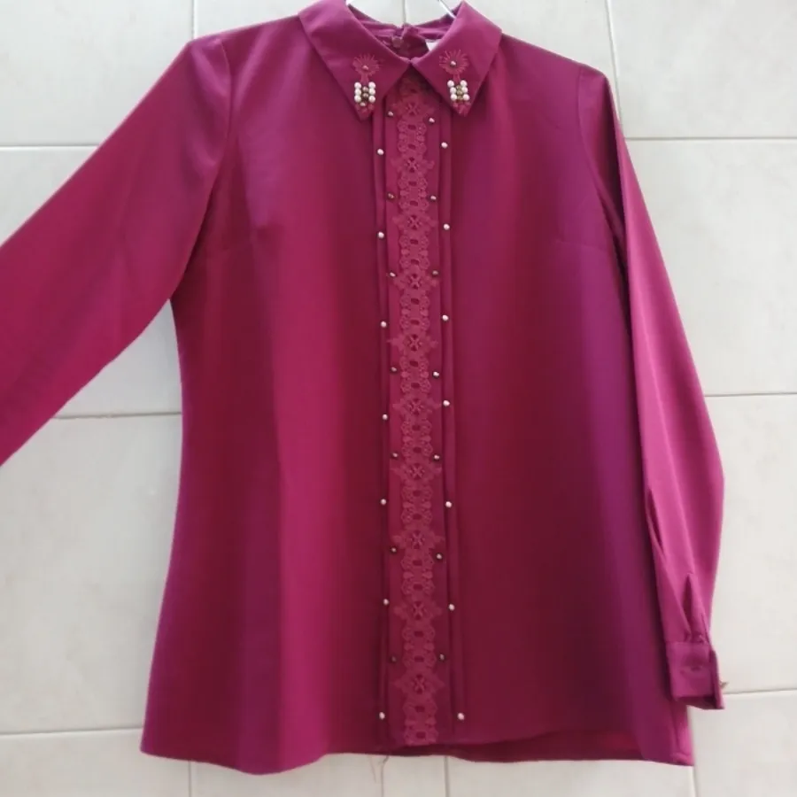 شومیز مجلسی سرخابی