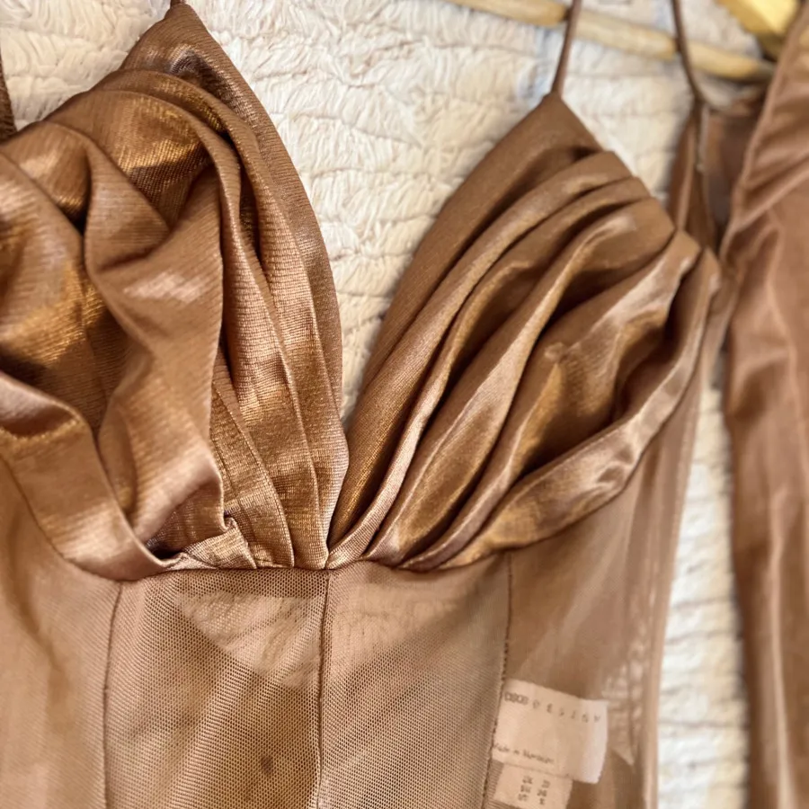 پیراهن قهوه ای برند asos