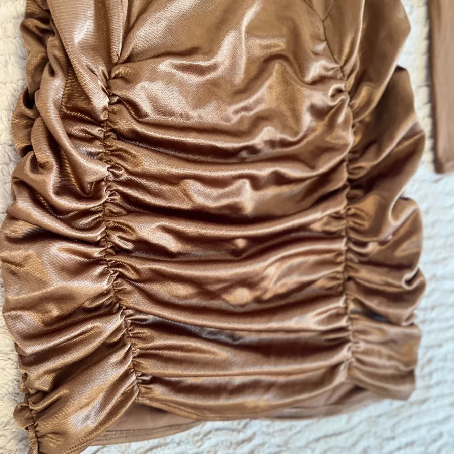 پیراهن قهوه ای برند asos