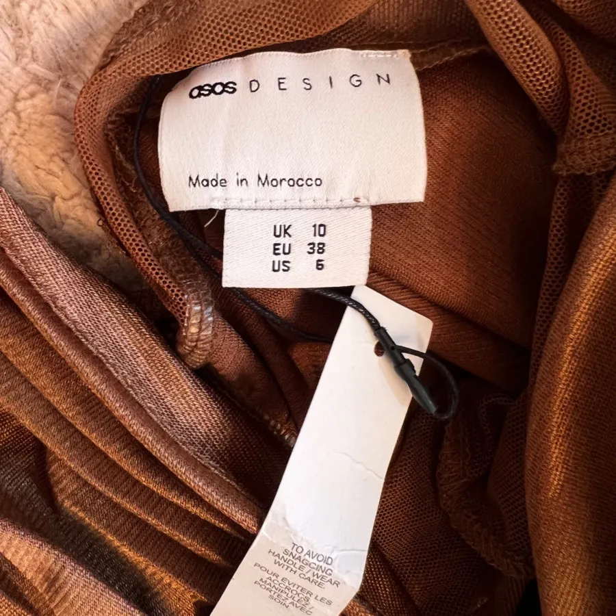پیراهن قهوه ای برند asos