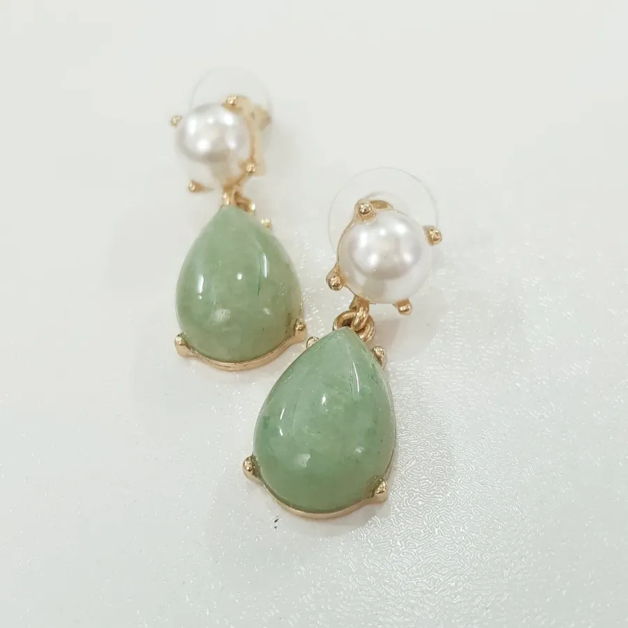 گوشواره آویز سنگ اصل