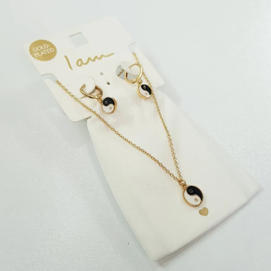 نیم ست یین و یانگ آب طلا