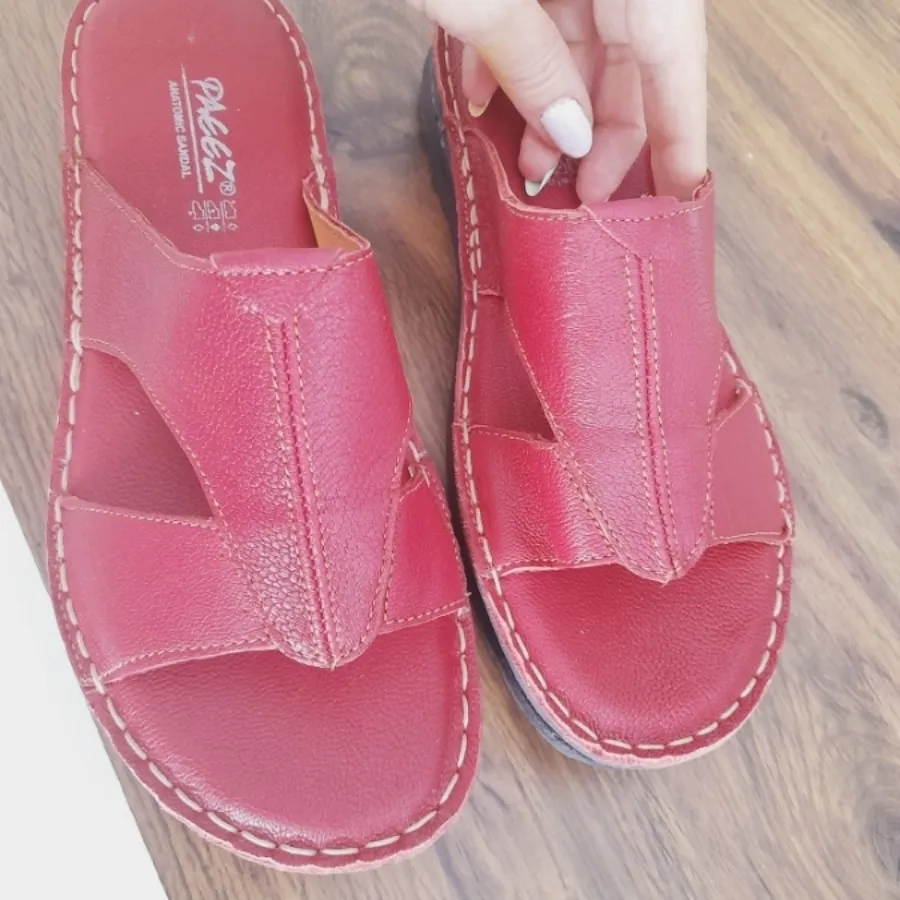 صندل چرم زنانه